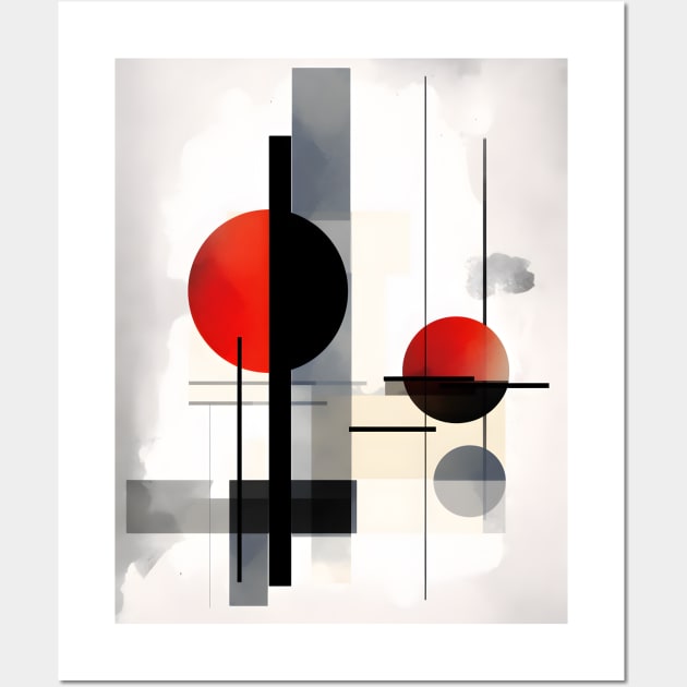 Bauhaus Style Minimalist Wall Art by printedperfection